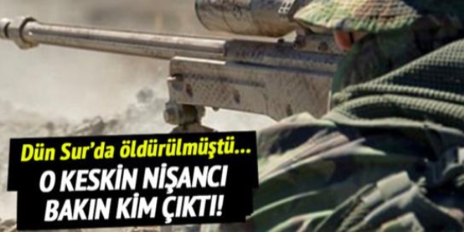 İşte Sur'da öldürülen PKK'lı keskin nişancı!