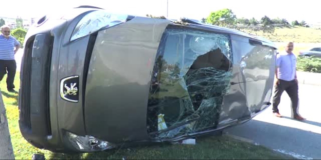 Ankara'da trafik kazas: 8 yaral