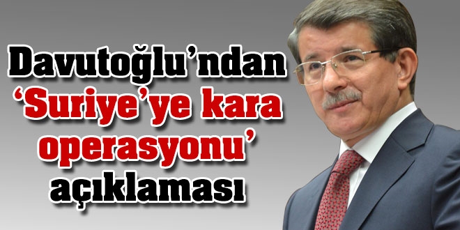 Davutoğlu: Azez'in düşmesine izin vermeyiz