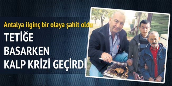 Tam tetiğe basarken kalpten öldü!