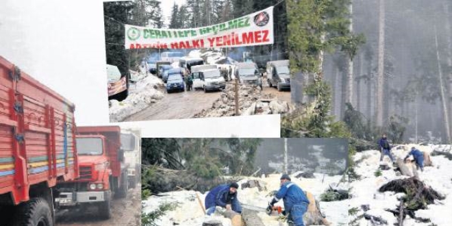 Cerattepe'de iş başı