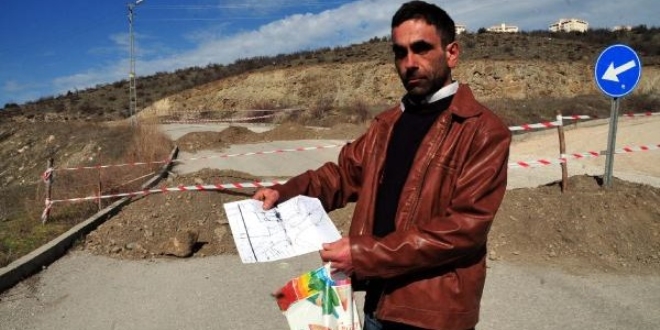 'Tapulu arazim' diyerek TOKİ yolunu kapattı