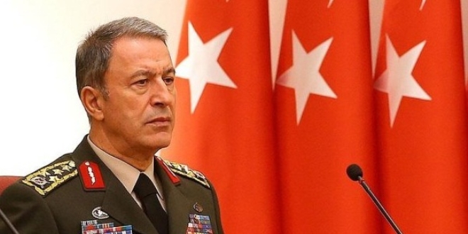 Genelkurmay Başkanı Orgenaral Akar'dan taziye mesajı