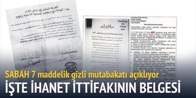 İşte ihanet ittifakının belgesi