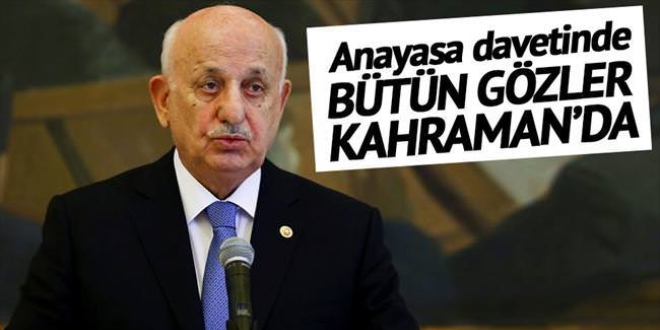 Gözler, Kahraman'ın anayasa davetinde