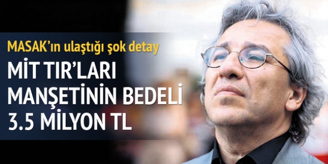 Can Dndar'a 3.5 milyon TL elden verildi