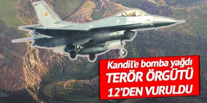 Örgüt 12'den vuruldu