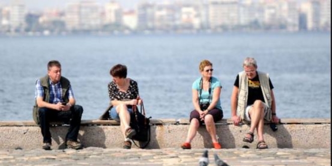Kıyı Ege'de hava sıcaklığı mevsim normallerinin üzerinde