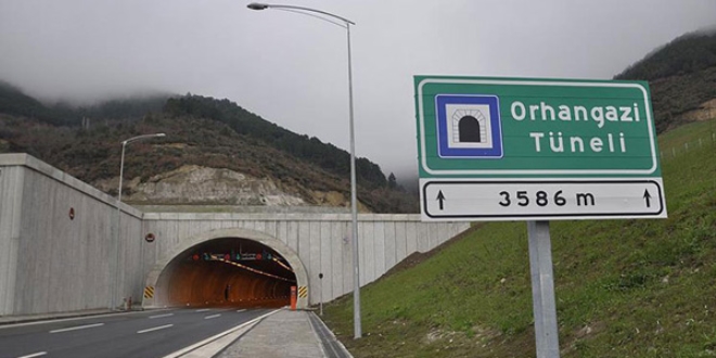 Samanlı Tüneli'ne 'Orhangazi' adı verildi