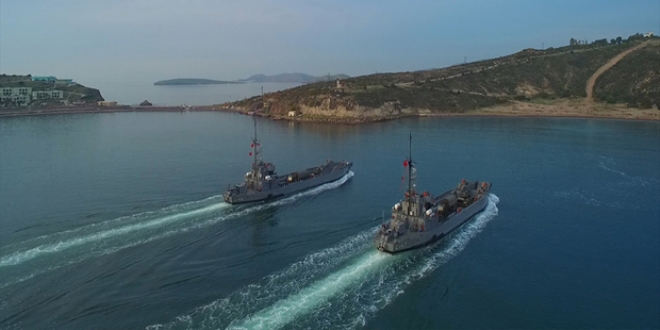 Deniz Kuvvetleri Komutanlığından taktik eğitimi