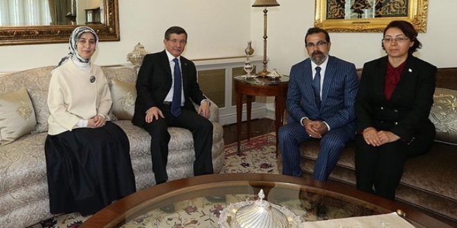 Başbakanlık konutunda sürpriz görüşme