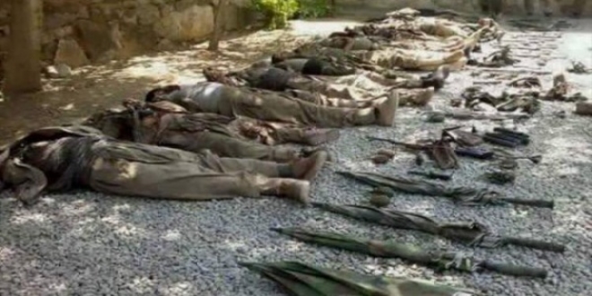 10 PKK'lı terörist daha öldürüldü