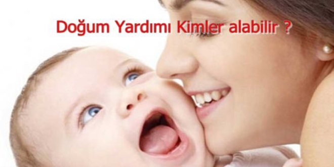 Kimler doğum yardımı alabilir?