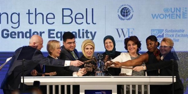 Borsa İstanbul'da gong kadın erkek eşitliği için çaldı