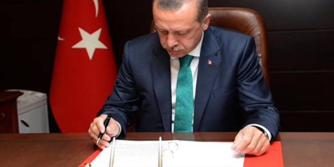 Cumhurbakan Erdoan, 6681 sayl kanunu onaylad