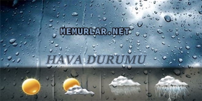 Meteoroloji'den günlük hava tahmini-haritalı