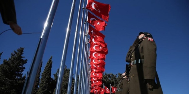 Çanakkale Savaşları'nın 101. yılı törenlerinin ilk provası yapıldı