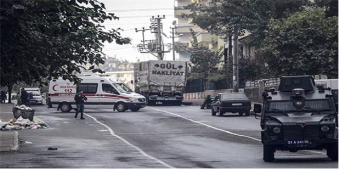 Diyarbakr'da atma: 1 polis yaral