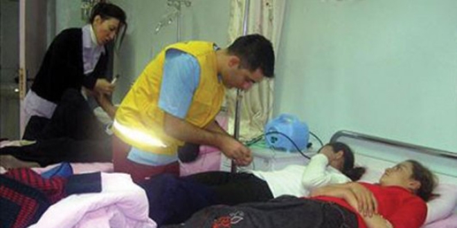 Diyarbakr'da zehirlenen 50 renci hastanelik oldu