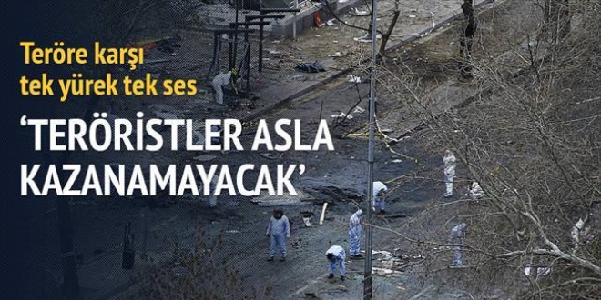 Türkiye teröre karşı tek vücut