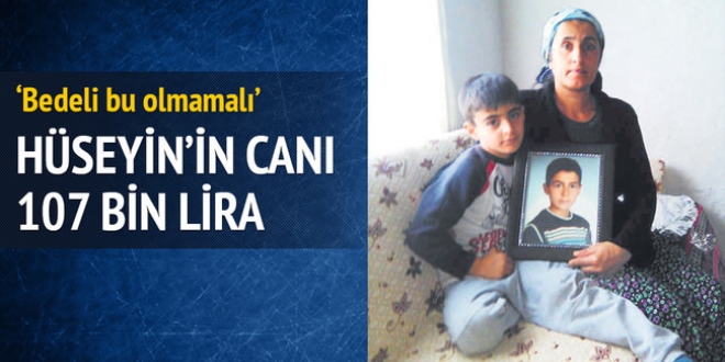 Hüseyin'in canı 107 bin lira