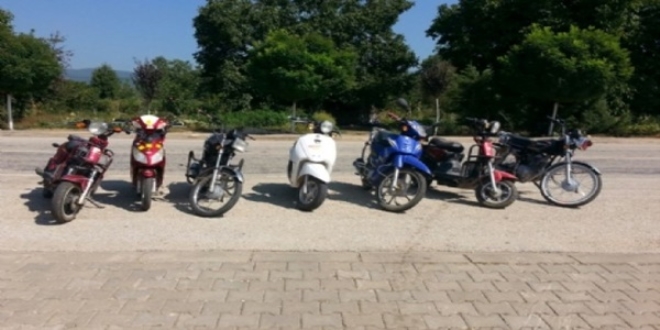 Motosiklet fareleri yakalandı