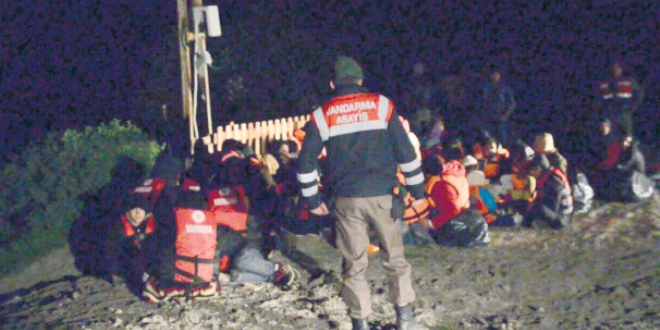 1500 göçmen yakalandı