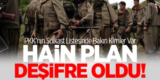 Teröristlerin planı deşifre oldu