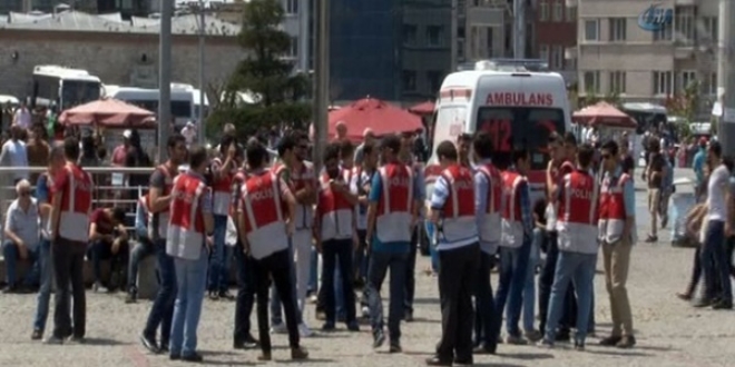 Taksim'de youn gvenlik