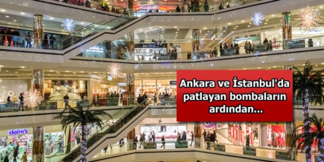 AVM'lerde ciro ve ziyaretçi yüzde 30-40 azaldı