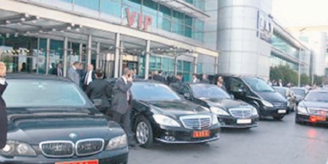 Havaalanında VIP'lere terör ayarı
