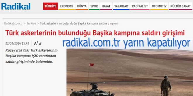 Gazete'nin ardından internet sitesi'de kapatılıyor!