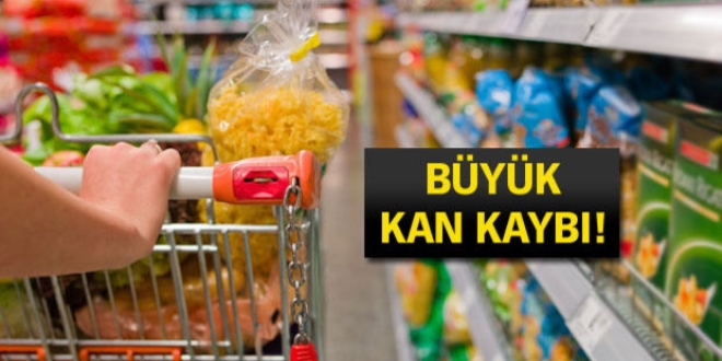 Terör, market alışverişine de kan kaybettirdi