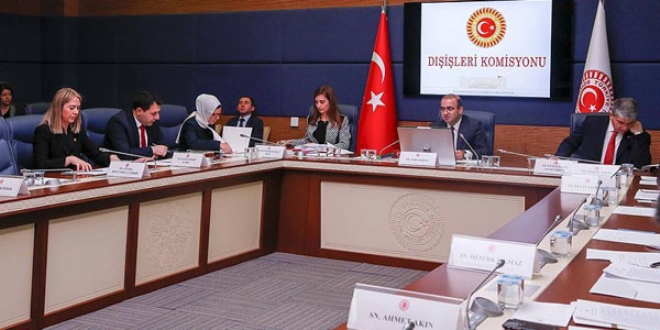 TBMM Dışişleri Komisyonu 15 kanun tasarısını kabul etti