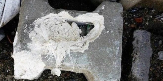 Şırnak'ta teröristler 'kilit taşa' bile bomba döşemiş