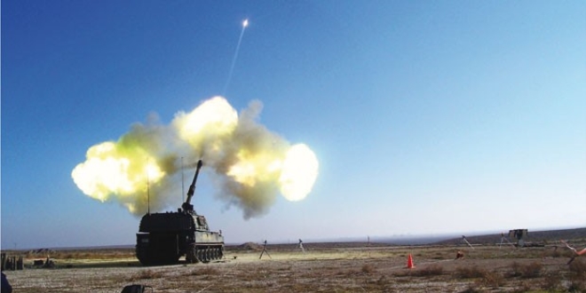 DAEŞ hedefleri Fırtına obüsleri ve tanklarla vuruldu