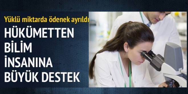 Bilim insanına 125 milyon ödenek