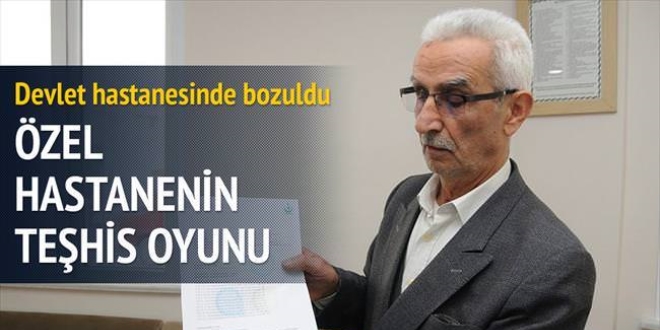 'Özel'de kanser, 'devlet'te sağlam