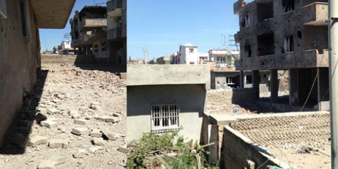 Nusaybin'de parke taşı barikatları kaldırılıyor