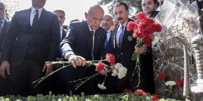 'Türkeş hala şükranla anılmaktadır'