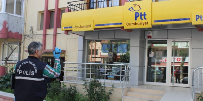 Manisa'da PTT soygunu