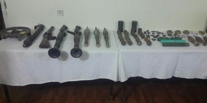 Hakkari'de Terör örgütü'ne ait çok sayıda mühimmat ele geçirildi