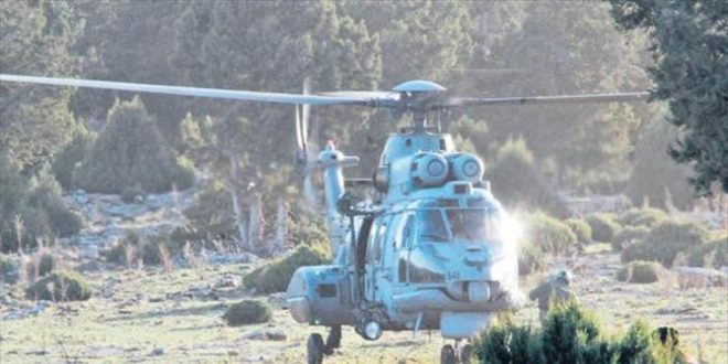 Drone ve helikopter devrede