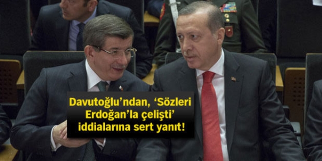 Davutoğlu, 'Sözleri Erdoğan'la çelişti' iddialarını yalanladı