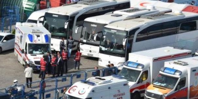 Geri gönderilen göçmenler Midilli'den yola çıktı