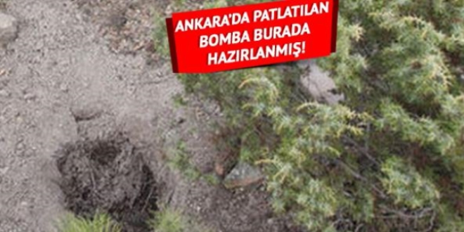 Ankara'da patlatılan bomba Çamlıdere'de hazırlandı