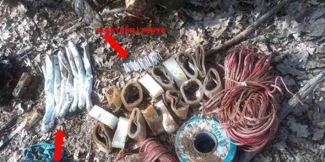Muş'ta 4 ton patlayıcı ele geçirildi