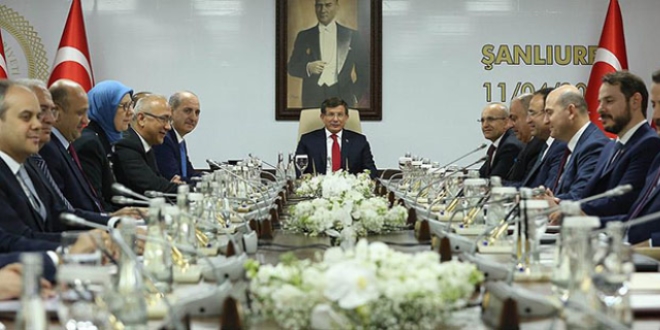 Bakanlar Kurulu Şanlıurfa'da toplandı