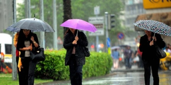 Meteorolojiden 4 il iin saanak ve dolu uyars