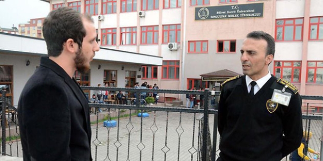Öğrencisi olduğu okulun 'güvenliği' de ona emanet
